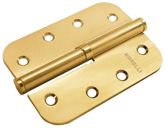 Петля карточная разъемная MSND-C 100X70X2.5 SG L с подшипником стальная левая, врезная, цвет матовое золото фото купить Уфа