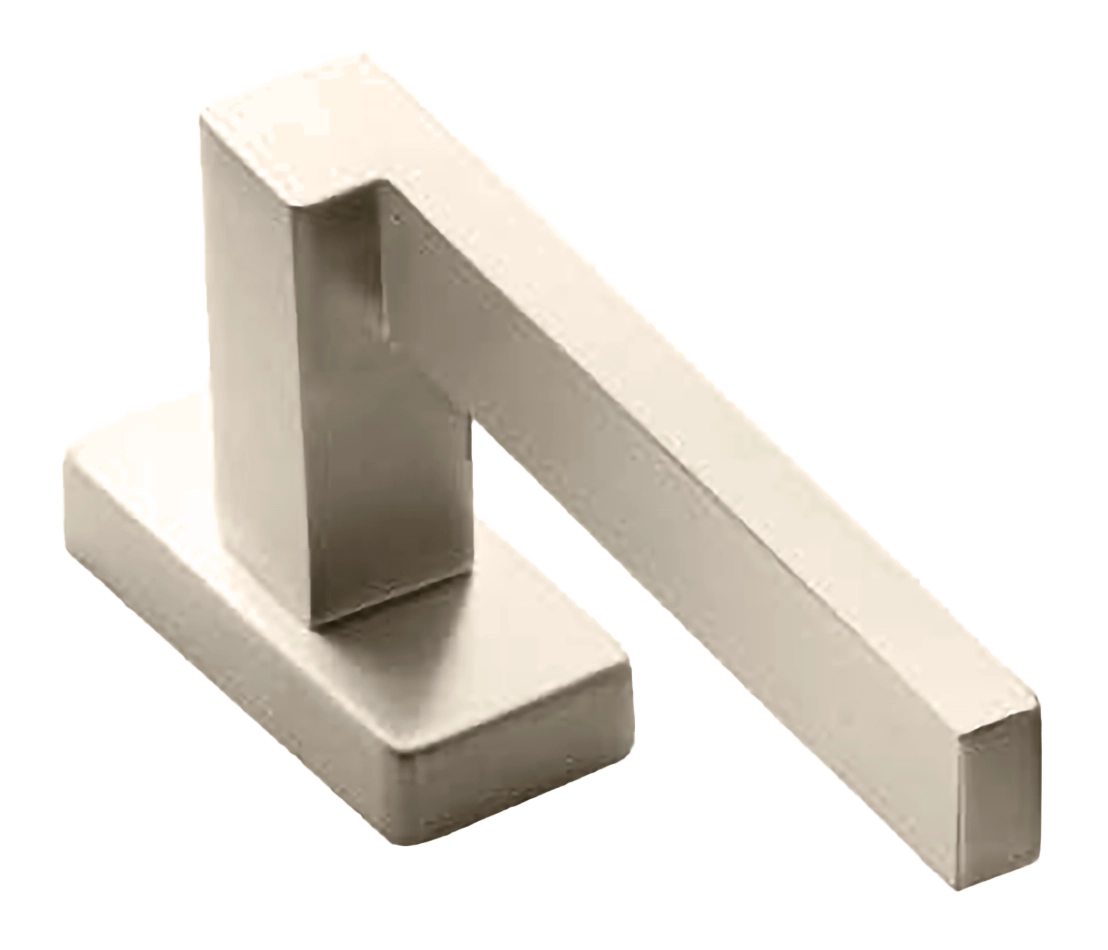 Ручка оконная STONE W1 NIS, цвет - матовый никель фото купить Уфа