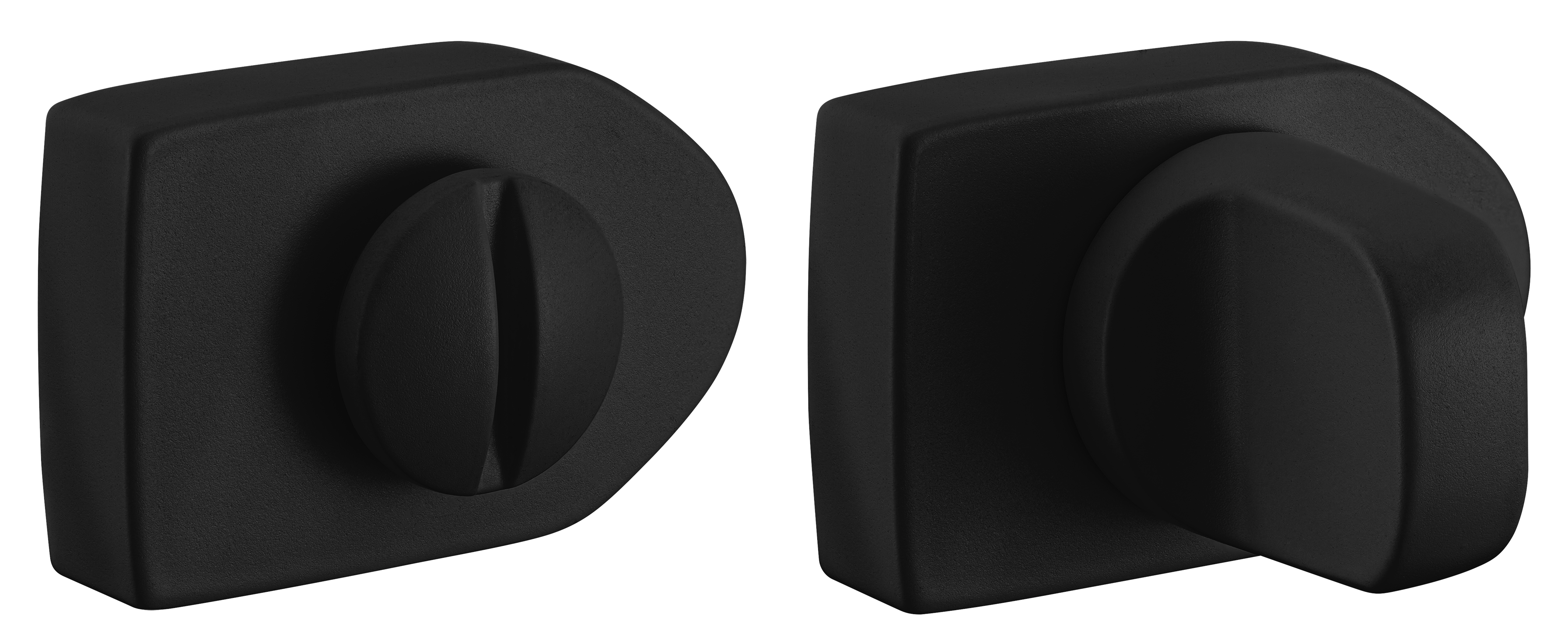 Завертка сантехническая LUX-WC-SH NERO-ST цвет - черный soft-touch фото купить Уфа
