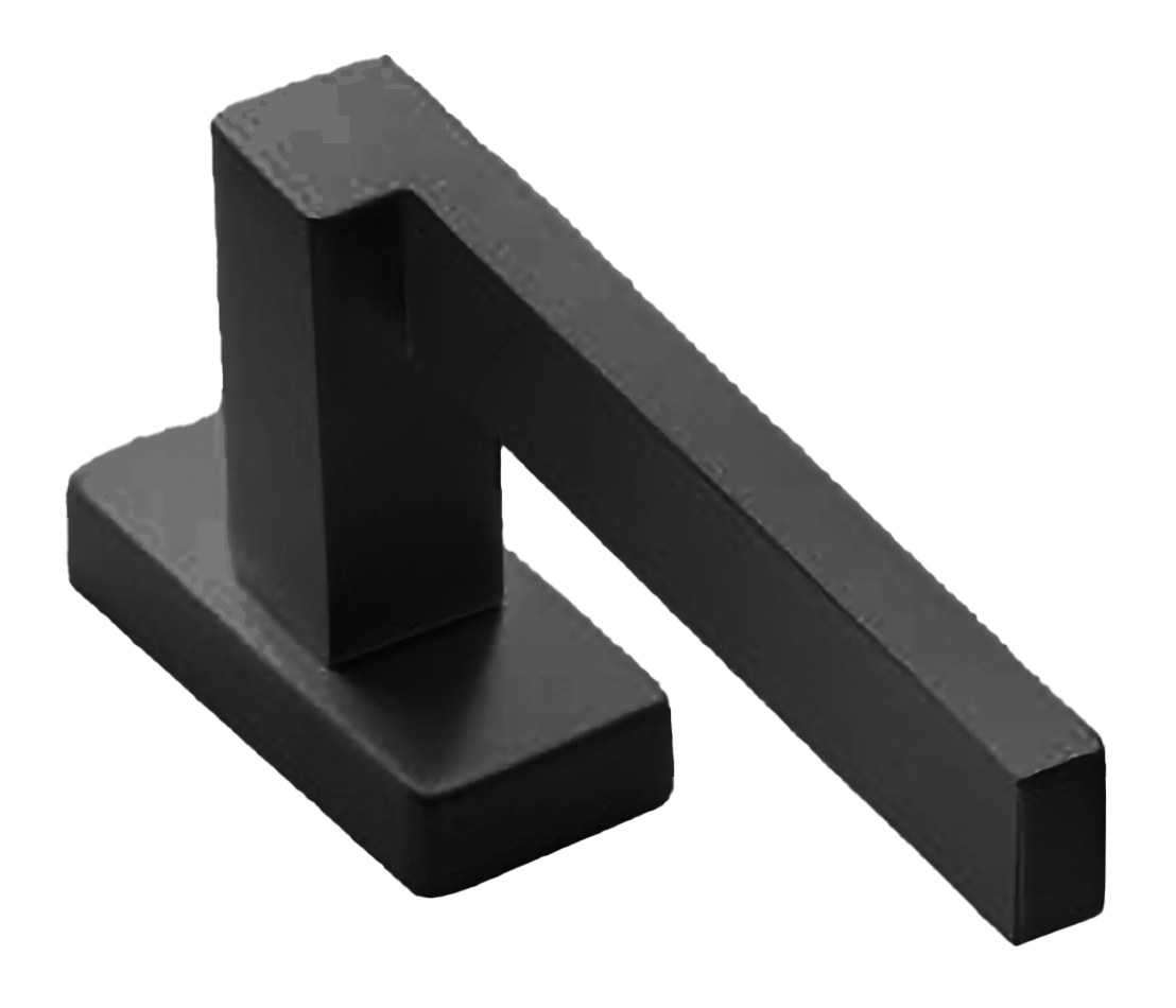 Ручка оконная STONE W1 NERO, цвет - черный фото купить в Уфе