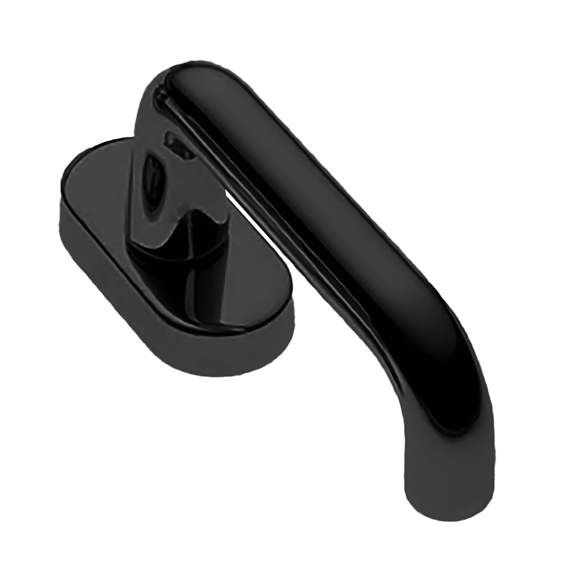 Ручка оконная IRIS W1 NERO, цвет - черный фото купить Уфа