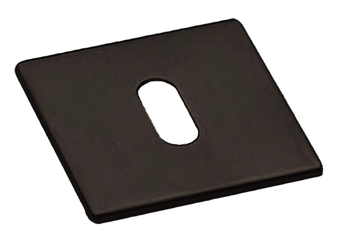 Накладка на ключевой цилиндр LUX-FK-S5 ANT на квадратной розетке под ключ буратино, цвет - антрацит фото купить Уфа