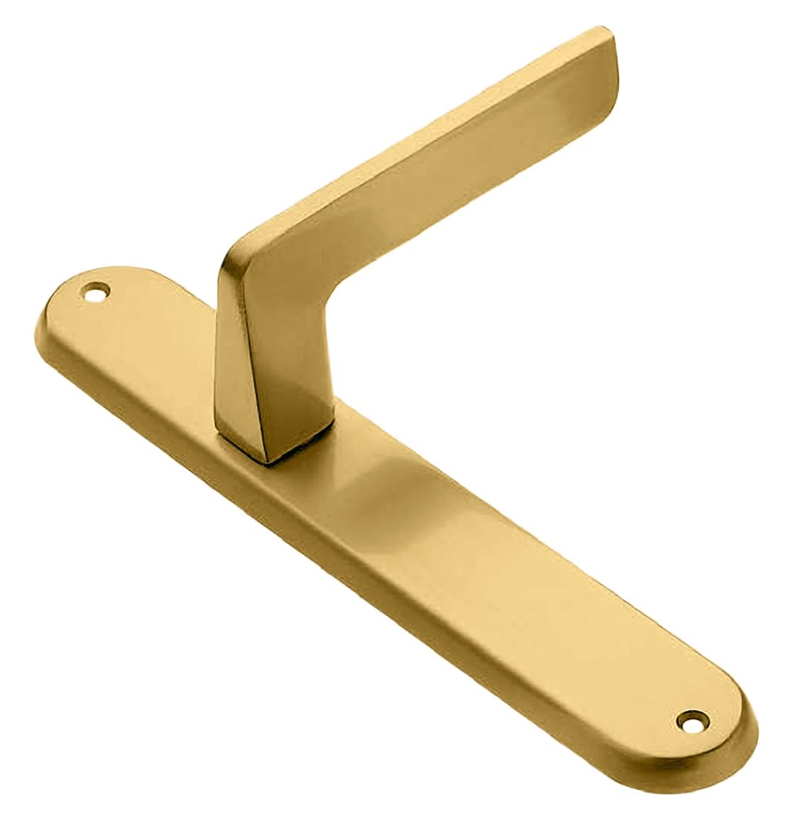 Ручка дверная на планке ROCK PL OSA, цвет матовое золото, латунь фото купить в Уфе