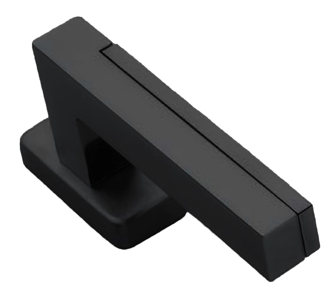 Ручка оконная ISLAND W1 NERO на прямоугольной розетке, цвет черный, латунь фото купить в Уфе