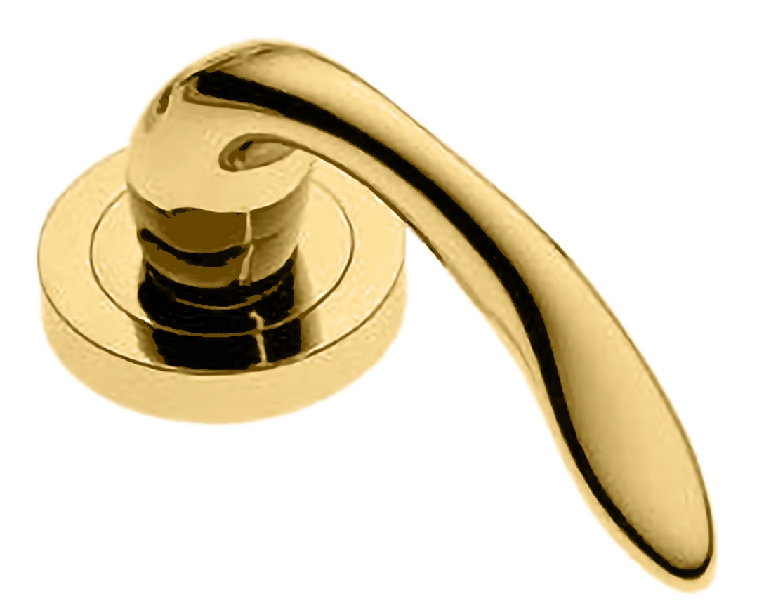 Ручка оконная LEON W1 OTL, цвет - золото фото купить в Уфе