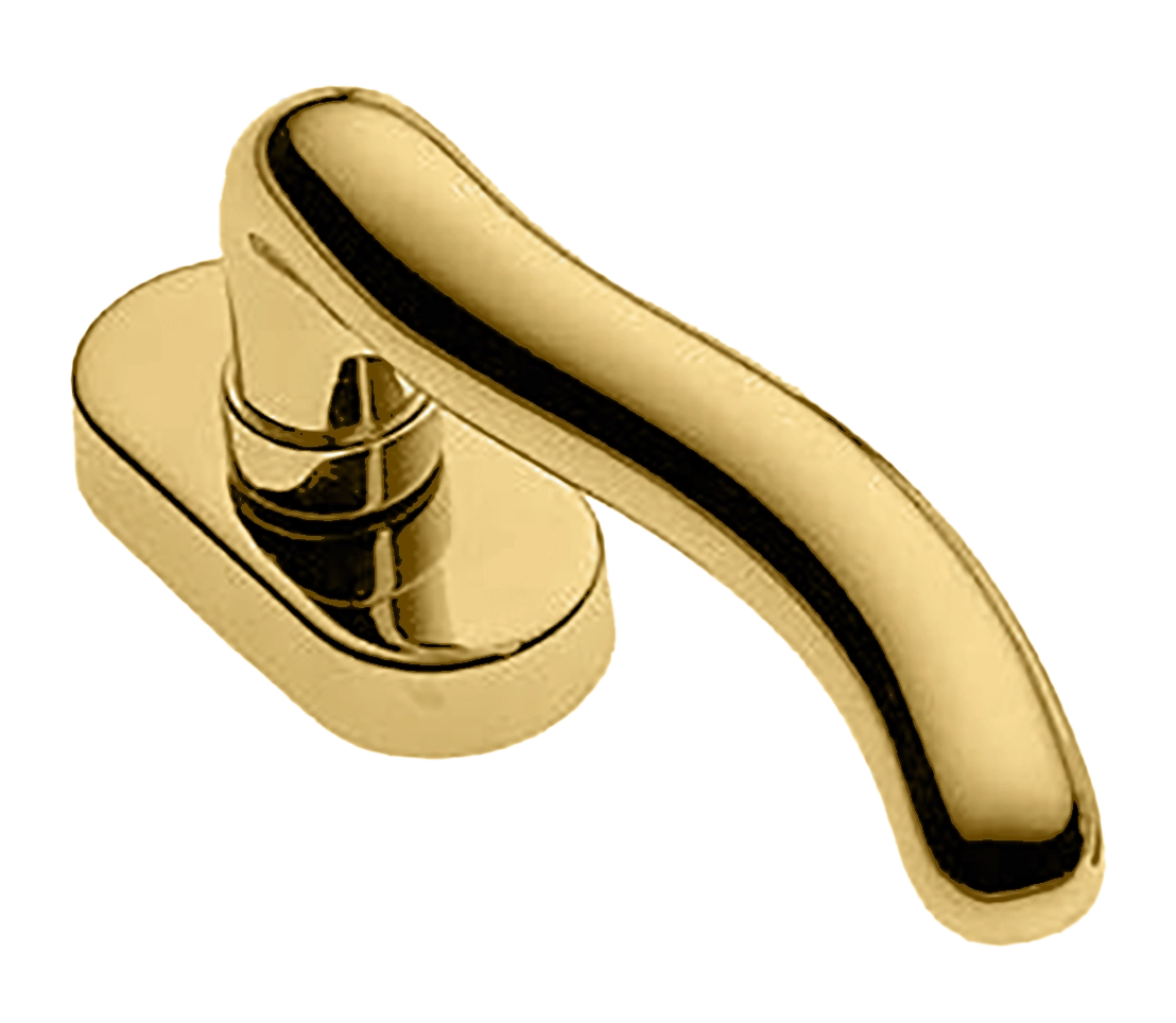 Ручка оконная SNAKE W1 OTL, цвет - золото фото купить в Уфе