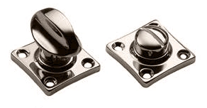 LUX-WC-RIVA NIK, завертка сантехническая на квадратной розетке для ручки RIVA, цвет - никель фото купить в Уфе