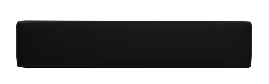 Ручка дверная SHUTTLE NERO-ST цвет черный soft-touch, ЦАМ фото купить в Уфе