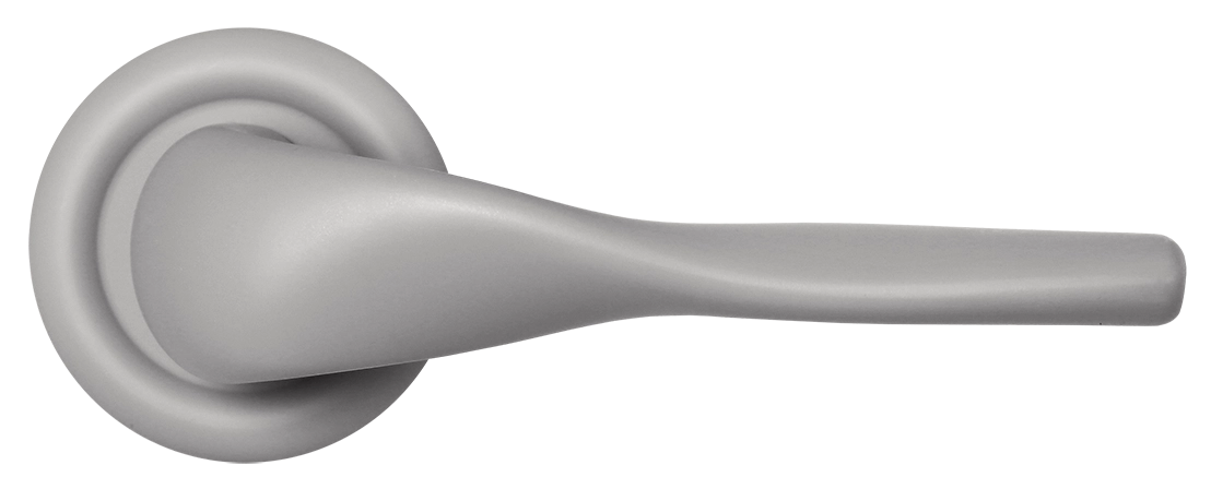 Ручка дверная LVB R7 SMI на круглой розетке, цвет Весенняя дымка/Spring Mist фото купить в Уфе