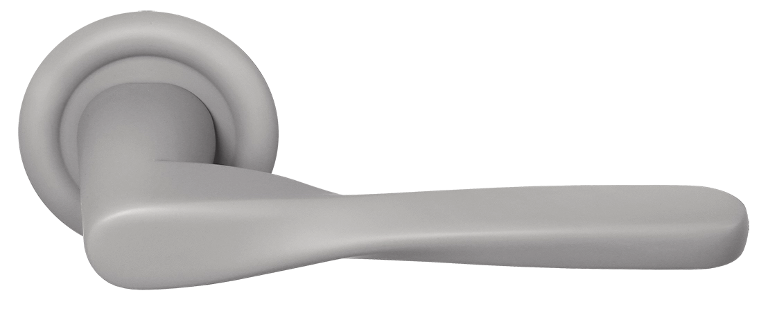 Ручка дверная THE OLYMPICS R7 SMI на круглой розетке, цвет Весенняя дымка/Spring Mist фото купить Уфа