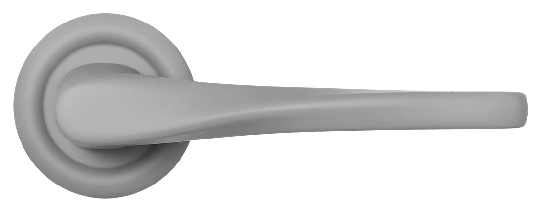 Ручка дверная THE OLYMPICS R7 SMI на круглой розетке, цвет Весенняя дымка/Spring Mist фото купить в Уфе