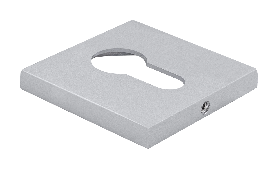 Накладка на замок MH-KH-S6 ASC под евроцилиндр, цвет анодированный матовый хром фото купить Уфа