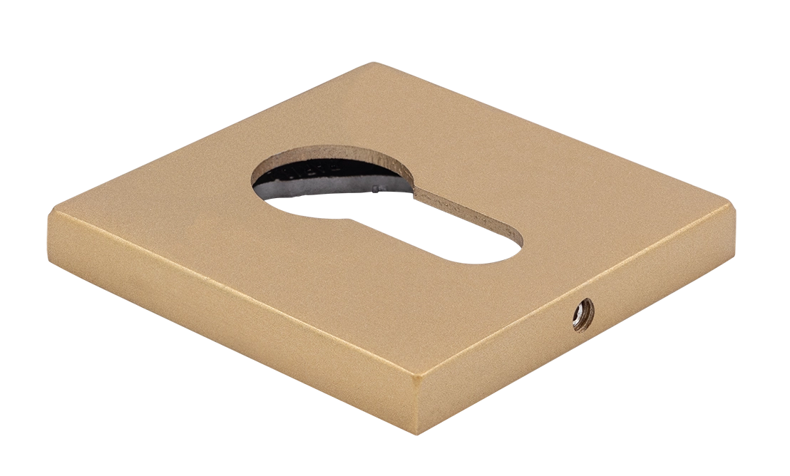 Накладка на замок MH-KH-S6 FTG под евроцилиндр, цвет матовое итальянское золото фото купить Уфа