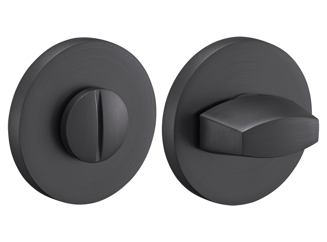 Завертка сантехническая MH-WC-R6 GR на круглой розетке, цвет графит, ЦАМ фото купить Уфа