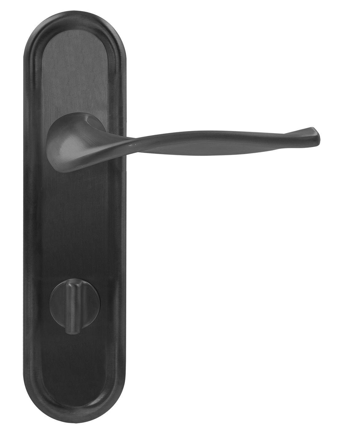 Ручка дверная SKYSCRAPER PLR WC SST на планке под сантехническую завертку, цвет Летняя гроза/Summer Storm фото купить в Уфе