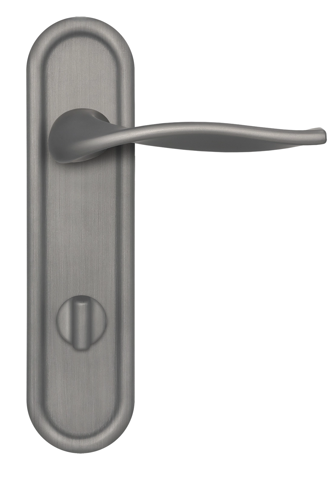 Ручка дверная SKYSCRAPER PLR WC WF на планке под сантехническую завертку, цвет Зимняя стужа/Winter Frost фото купить в Уфе