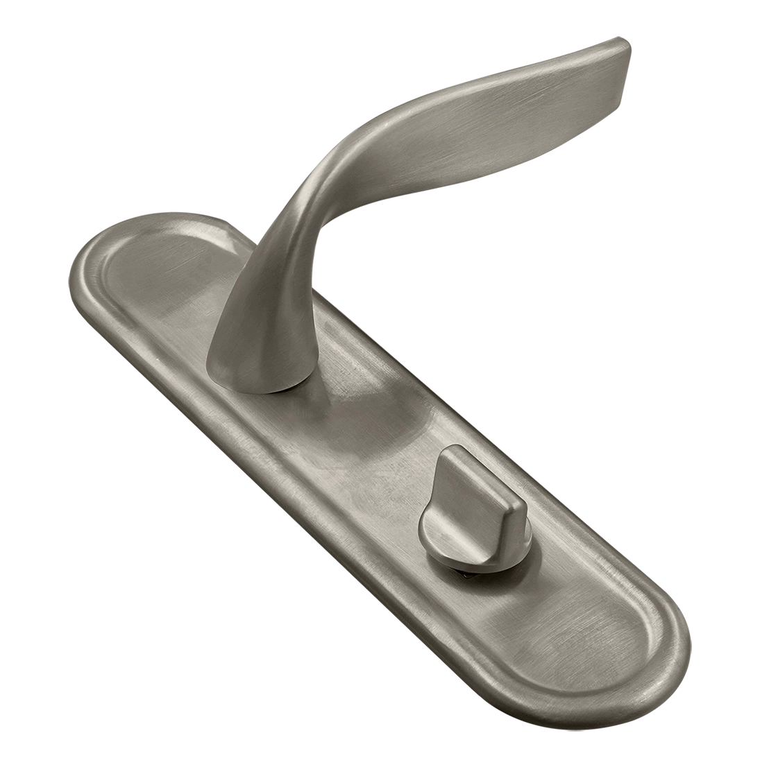 Ручка дверная SKYSCRAPER PLR WC SMI на планке под сантехническую завертку, цвет Весенняя дымка/Spring Mist фото купить Уфа