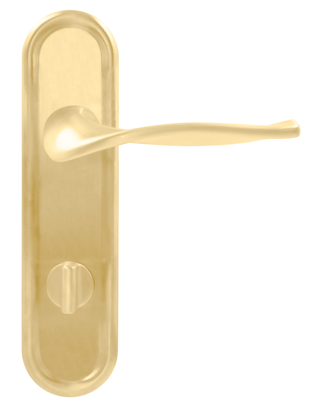 Ручка дверная SKYSCRAPER PLR WC AH на планке под сантехническую завертку, цвет Осенний мёд/Autumn Honey фото купить в Уфе