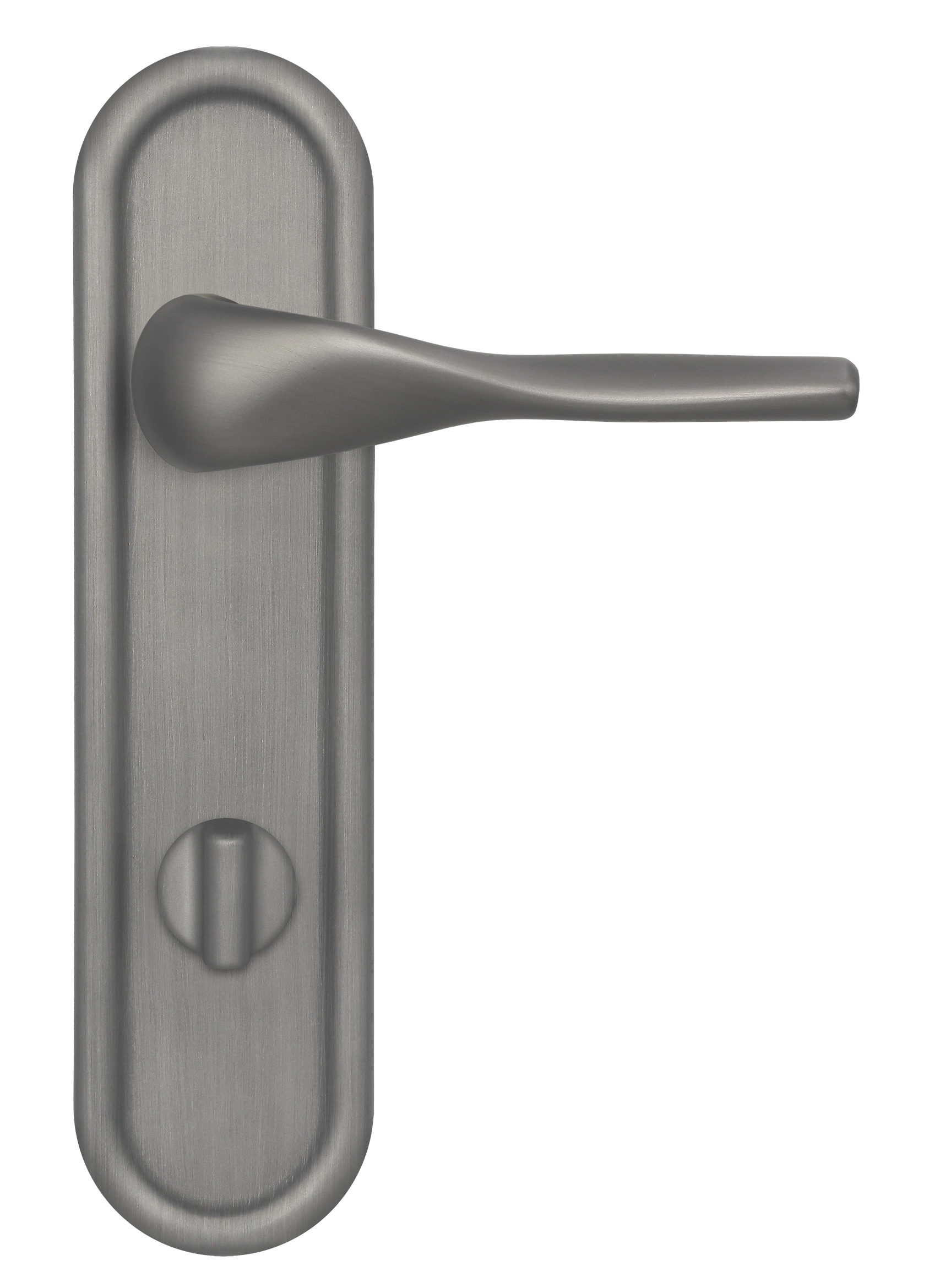 Ручка дверная LVB PLR WC WF на планке под сантехническую завертку, цвет Зимняя стужа/Winter Frost фото купить в Уфе