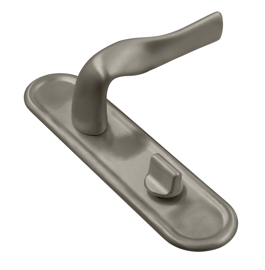 Ручка дверная LVB PLR WC SMI на планке под сантехническую завертку, цвет Весенняя дымка/Spring Mist фото купить Уфа