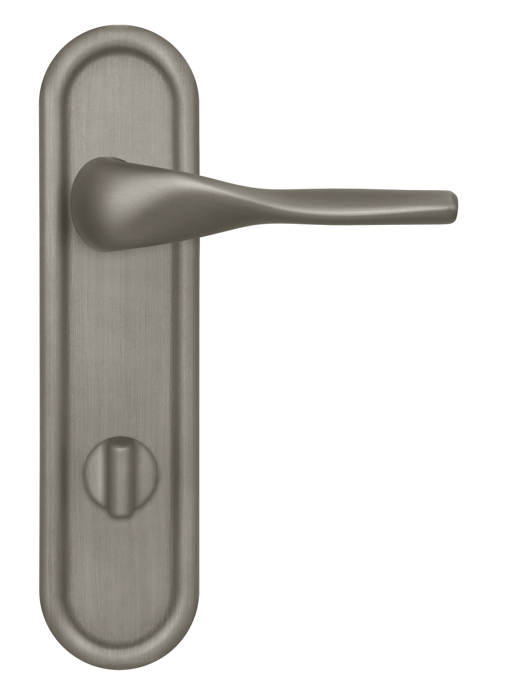 Ручка дверная LVB PLR WC SMI на планке под сантехническую завертку, цвет Весенняя дымка/Spring Mist фото купить в Уфе