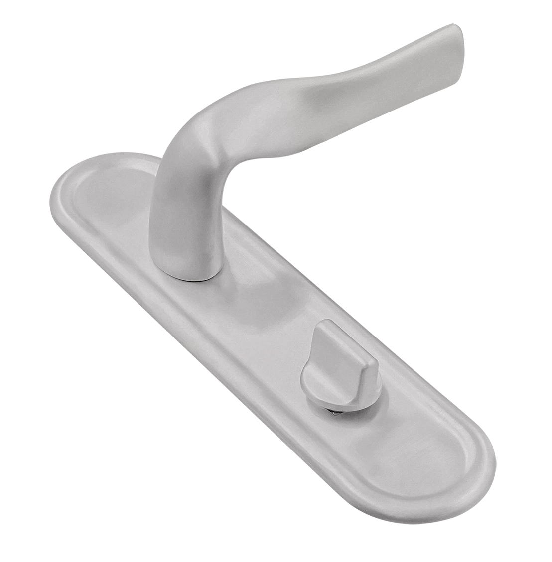 Ручка дверная LVB PLR WC SSW на планке под сантехническую завертку