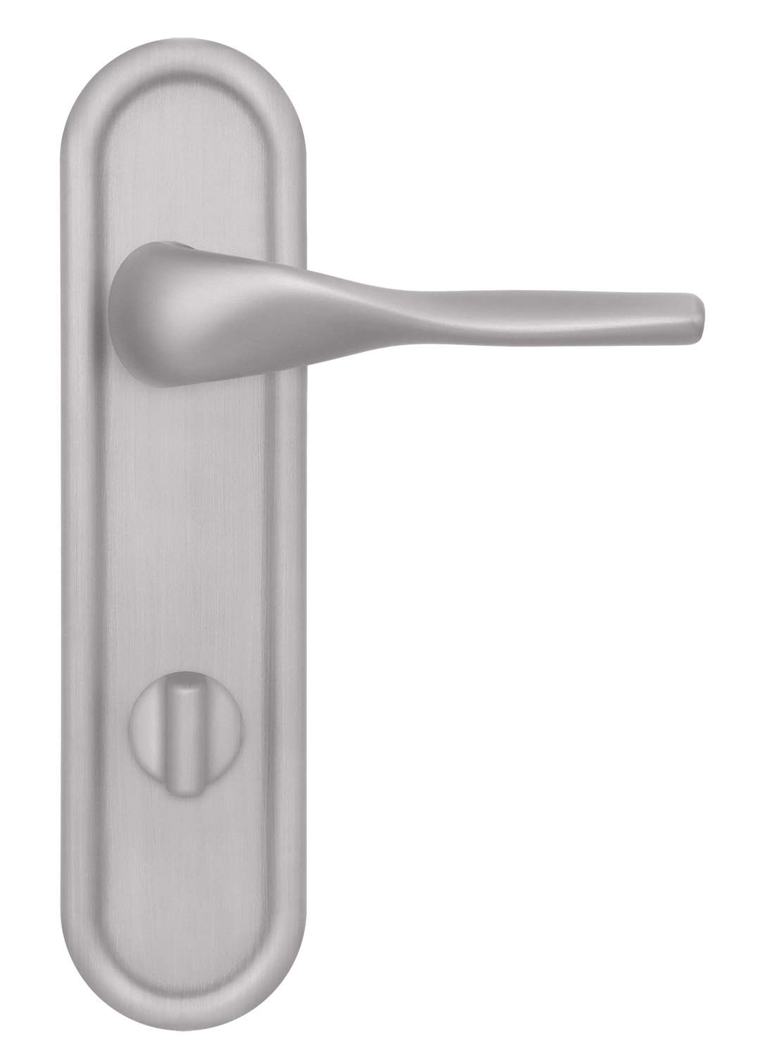 Ручка дверная LVB PLR WC SSW на планке под сантехническую завертку, цвет Стокгольмский снегопад/Stockholm Snowfall фото купить в Уфе