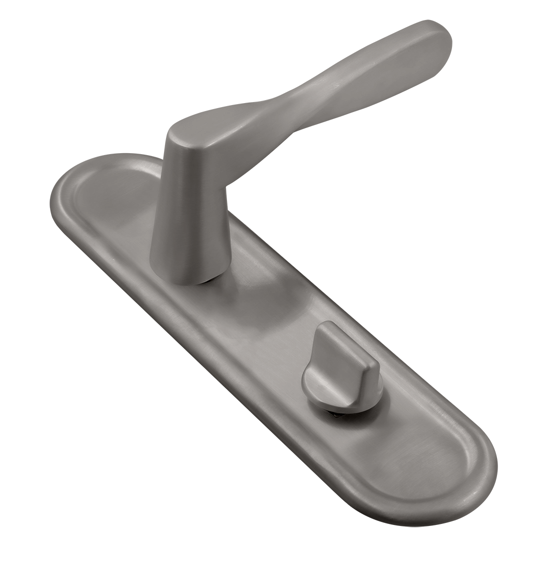 Ручка дверная THE OLYMPICS PLR WC WF на планке под сантехническую завертку, цвет Зимняя стужа/Winter Frost фото купить Уфа