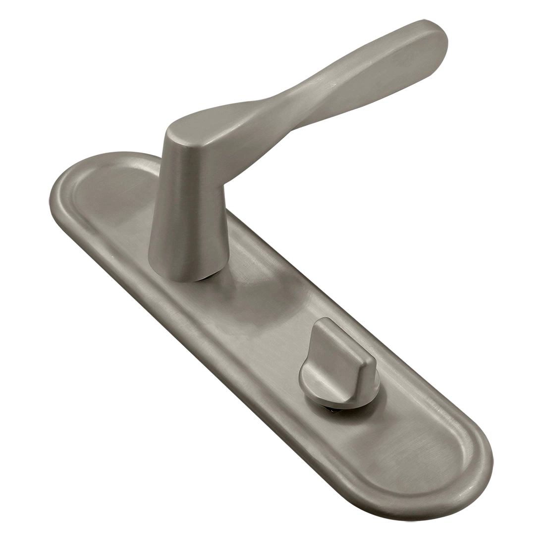 Ручка дверная THE OLYMPICS PLR WC SMI на планке под сантехническую завертку, цвет Весенняя дымка/Spring Mist фото купить Уфа