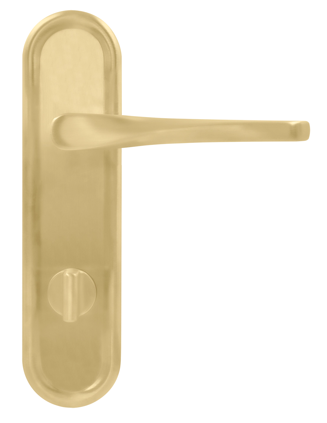 Ручка дверная THE OLYMPICS PLR WC AH на планке под сантехническую завертку, цвет Осенний мёд/Autumn Honey фото купить в Уфе
