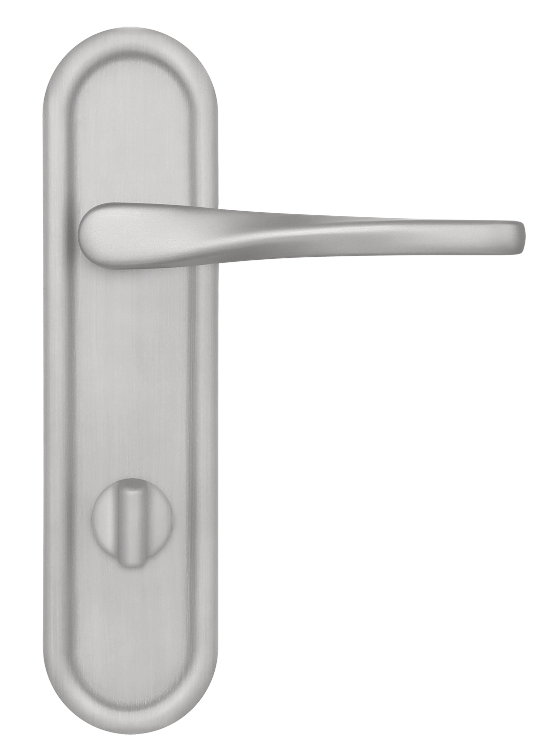 Ручка дверная THE OLYMPICS PLR WC SSW на планке под сантехническую завертку, цвет Стокгольмский снегопад/Stockholm Snowfall фото купить в Уфе