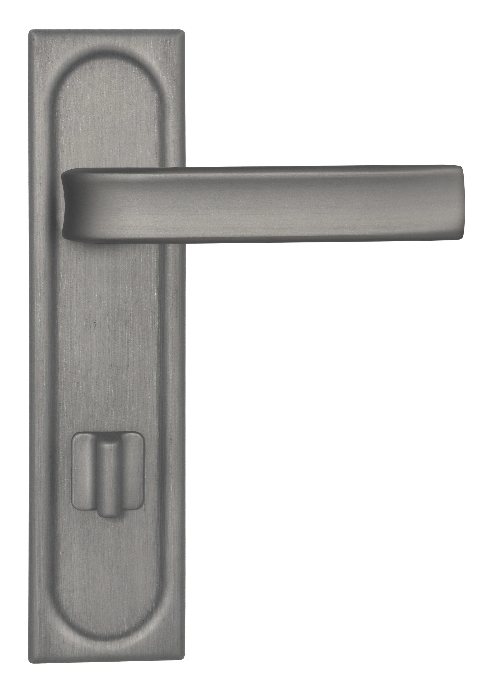 Ручка дверная THE BUS STATION PLS WC WF на планке под сантехническую завертку, цвет Зимняя стужа/Winter Frost фото купить в Уфе