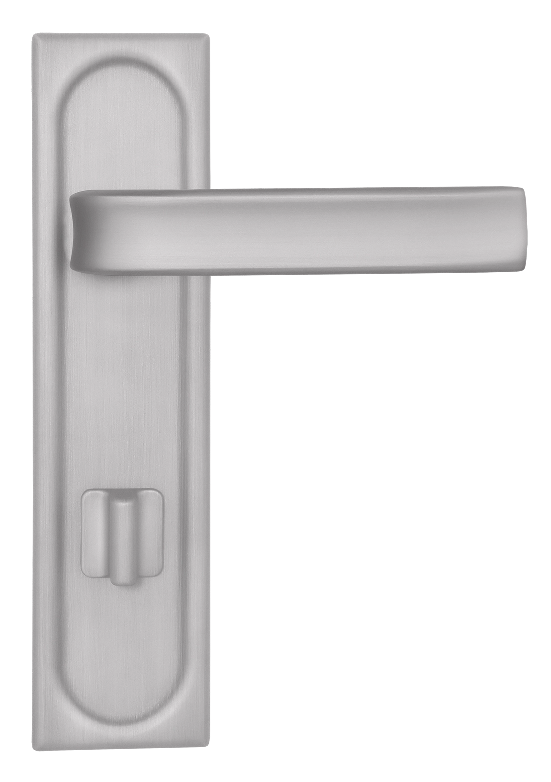 Ручка дверная THE BUS STATION PLS WC SSW на планке под сантехническую завертку, цвет Стокгольмский снегопад/Stockholm Snowfall фото купить в Уфе