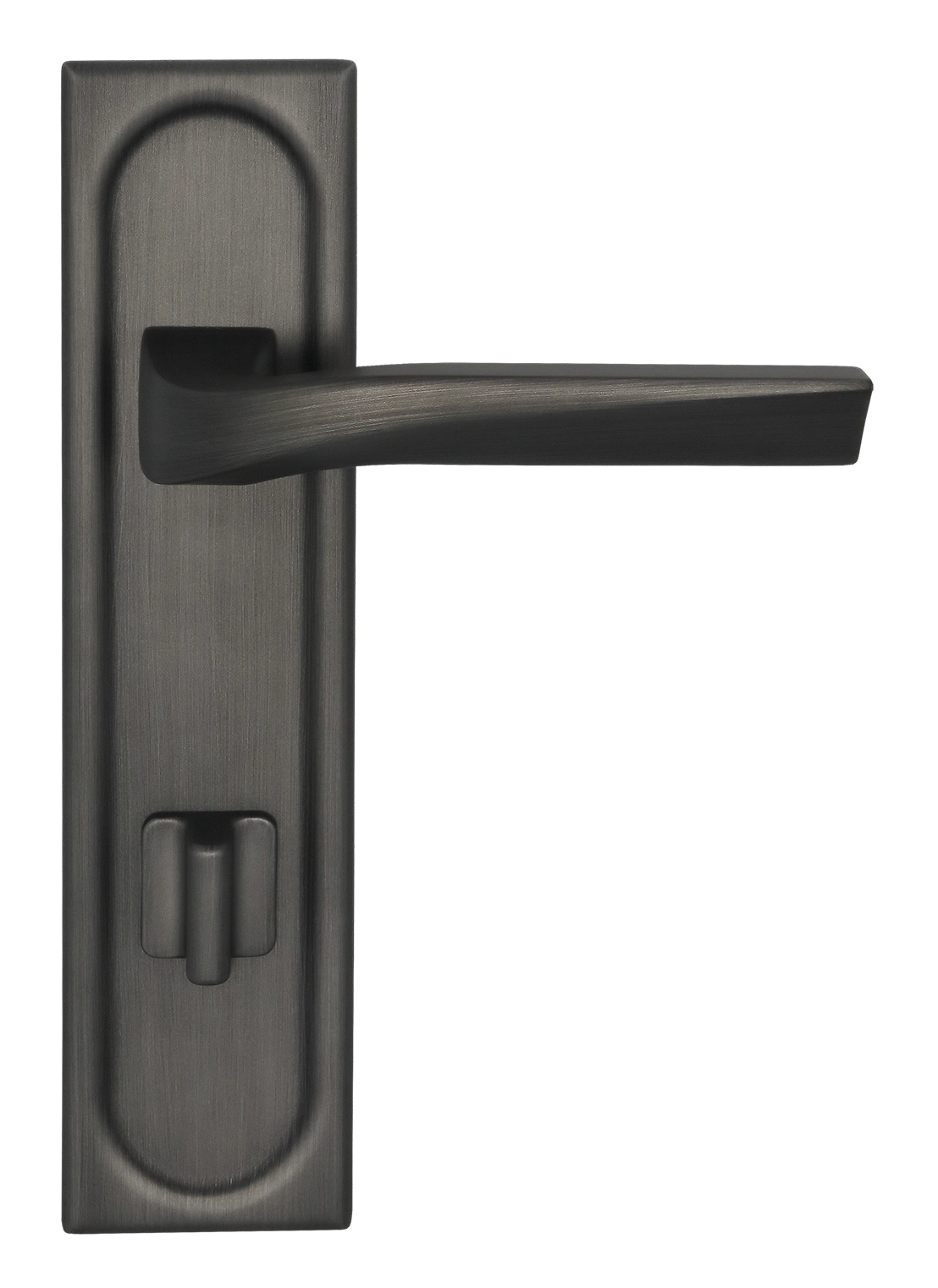 Ручка дверная WD CONCERT HALL PLS WC SST на планке под сантехническую завертку, цвет Летняя гроза/Summer Storm фото фурнитура Уфа