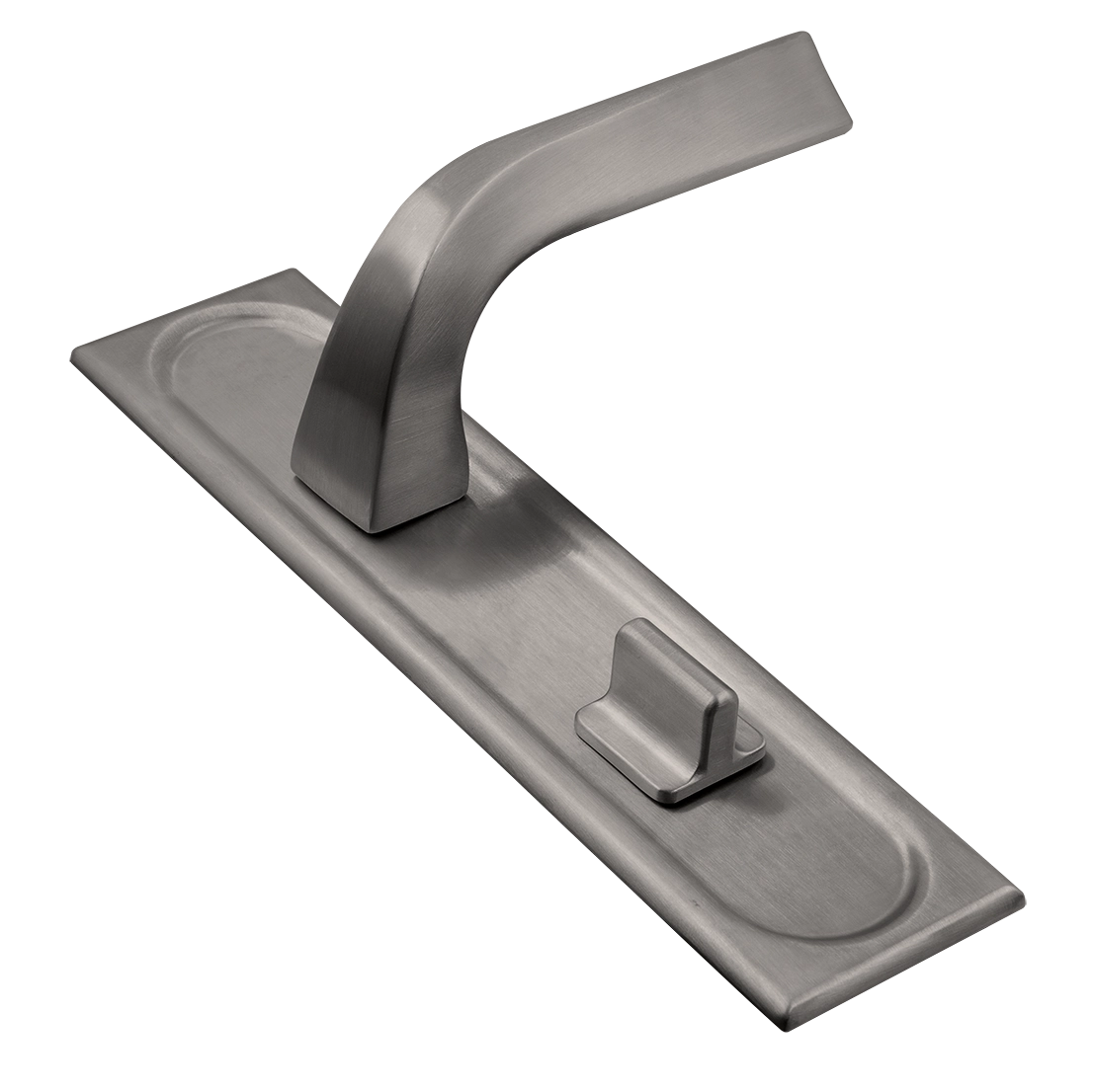 Ручка дверная WD CONCERT HALL PLS WC WF на планке под сантехническую завертку, цвет Зимняя стужа/Winter Frost фото купить Уфа