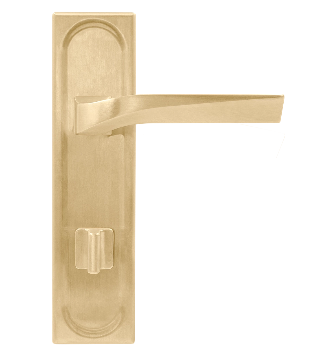 Ручка дверная WD CONCERT HALL PLS WC AH на планке под сантехническую завертку, цвет Осенний мёд/Autumn Honey фото купить в Уфе