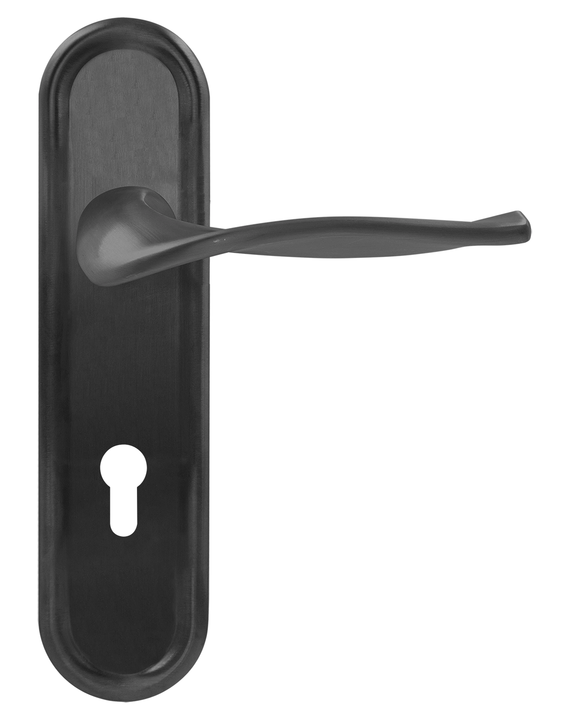 Ручка дверная SKYSCRAPER PLR KH SST на планке под ключевой цилиндр, цвет Летняя гроза/Summer Storm фото купить Уфа