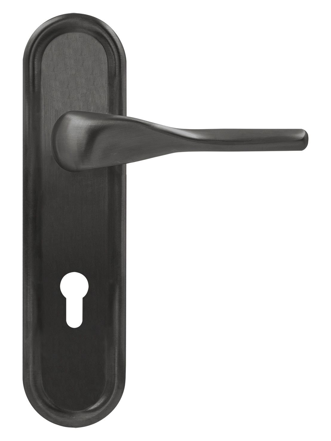 Ручка дверная LVB PLR KH SST на планке под ключевой цилиндр, цвет Летняя гроза/Summer Storm фото купить Уфа