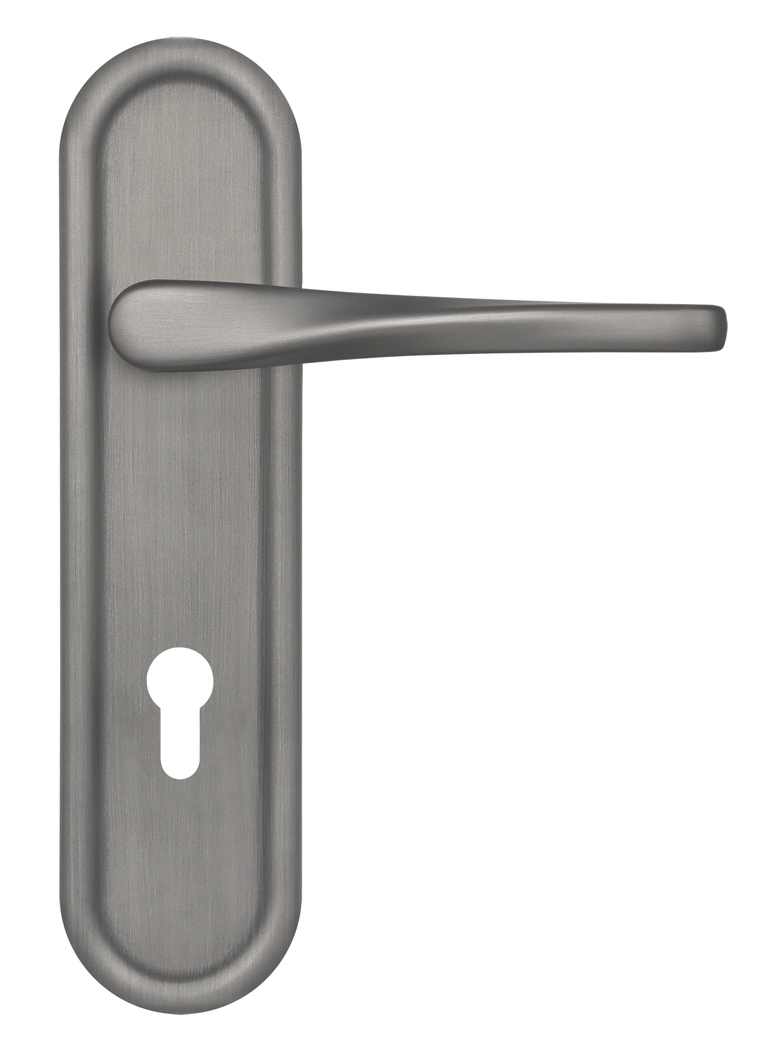 Ручка дверная THE OLYMPICS PLR KH WF на планке под ключевой цилиндр, цвет Зимняя стужа/Winter Frost фото купить Уфа