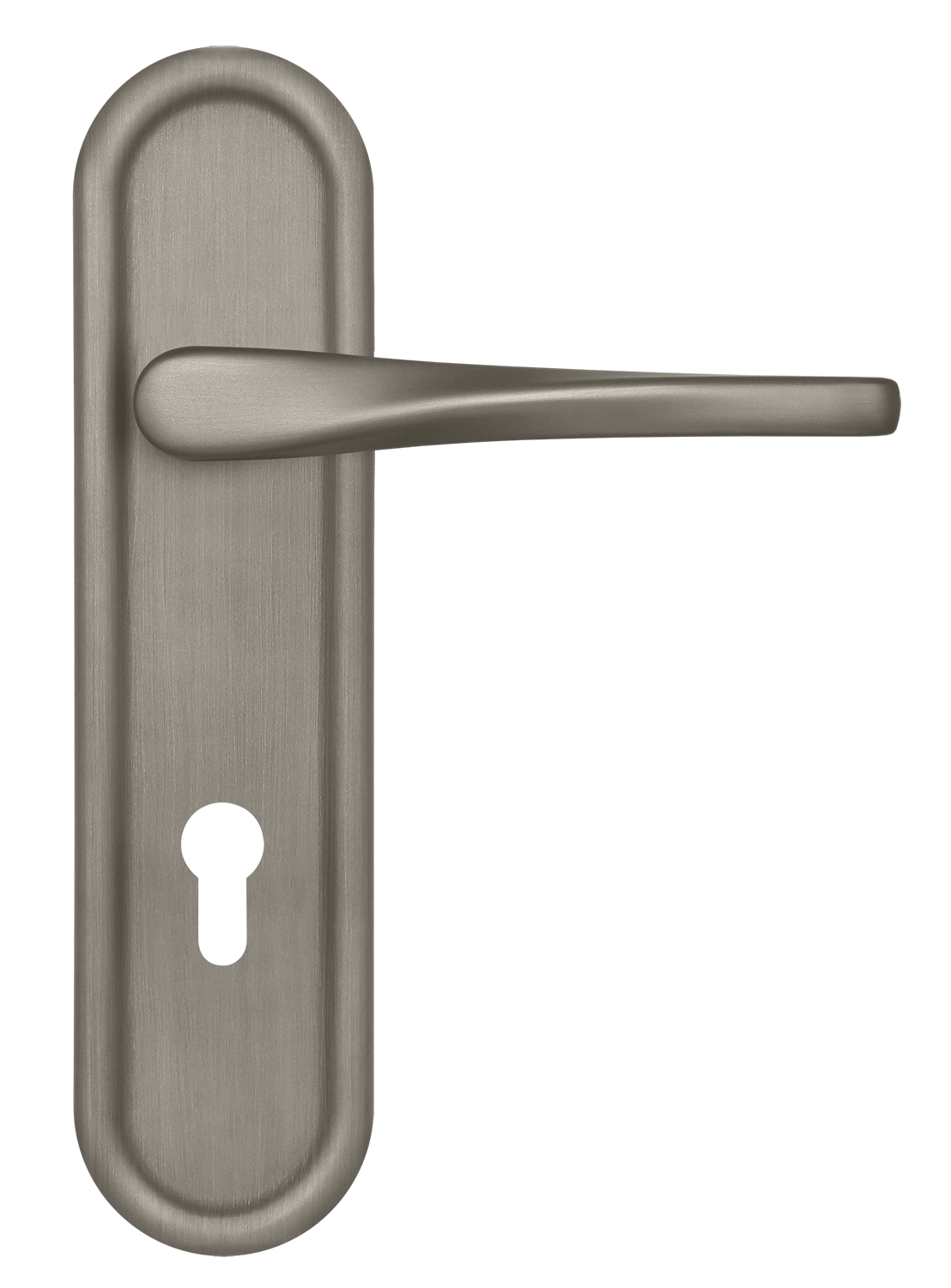 Ручка дверная THE OLYMPICS PLR KH SMI на планке под ключевой цилиндр, цвет Весенняя дымка/Spring Mist фото купить Уфа