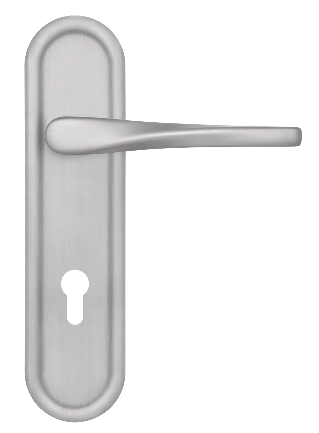 Ручка дверная THE OLYMPICS PLR KH SSW на планке под ключевой цилиндр, цвет Стокгольмский снегопад/Stockholm Snowfall фото купить Уфа