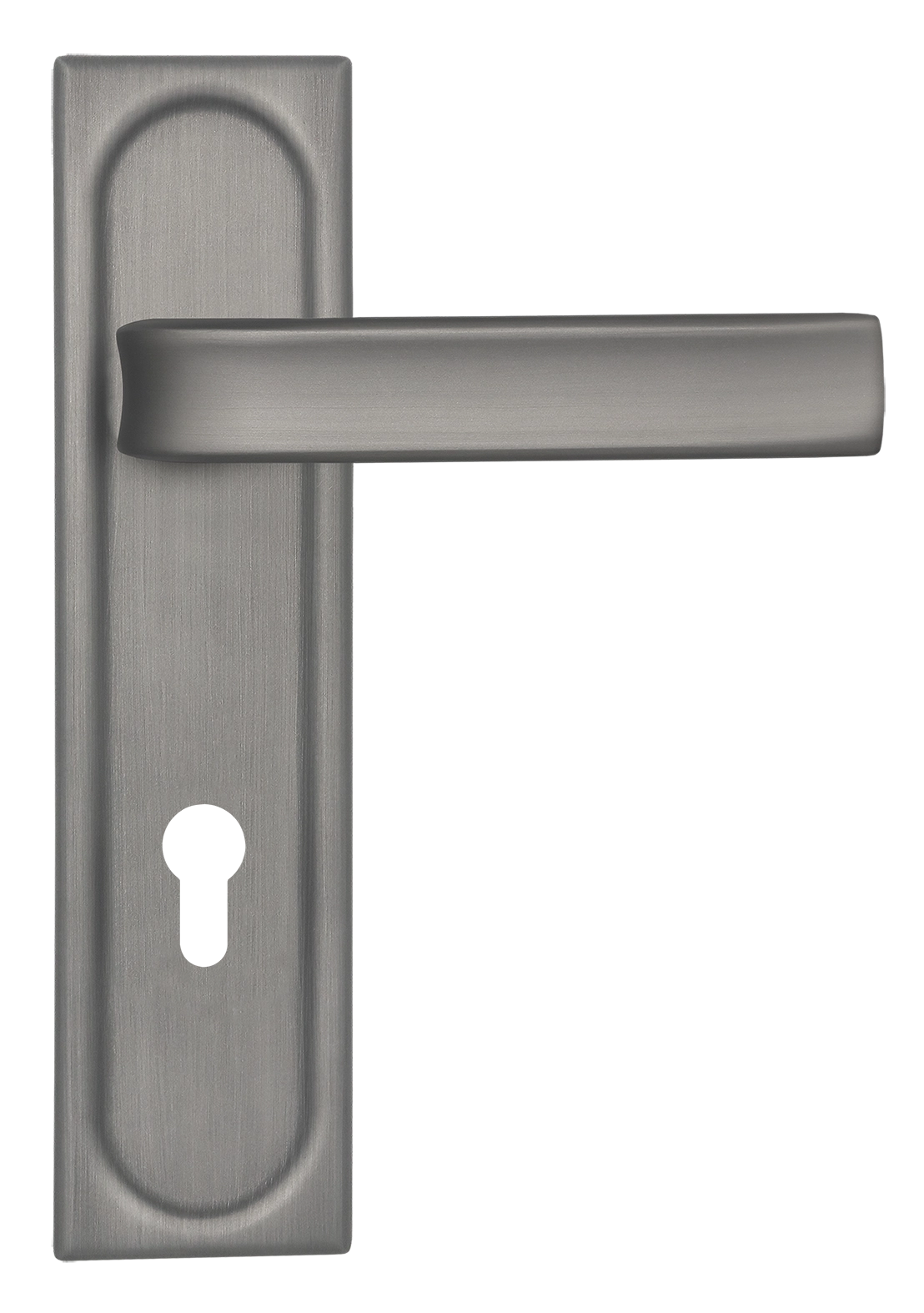 Ручка дверная THE BUS STATION PLS KH WF на планке под ключевой цилиндр, цвет Зимняя стужа/Winter Frost фото купить Уфа