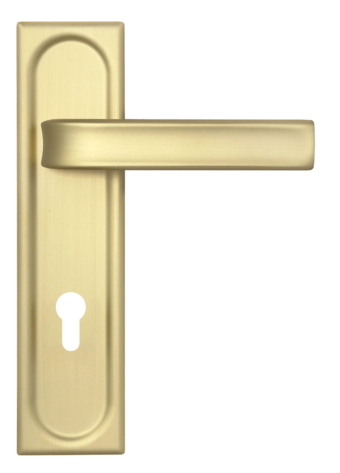 Ручка дверная THE BUS STATION PLS KH AH на планке под ключевой цилиндр, цвет Весенняя дымка/Spring Mist фото купить Уфа