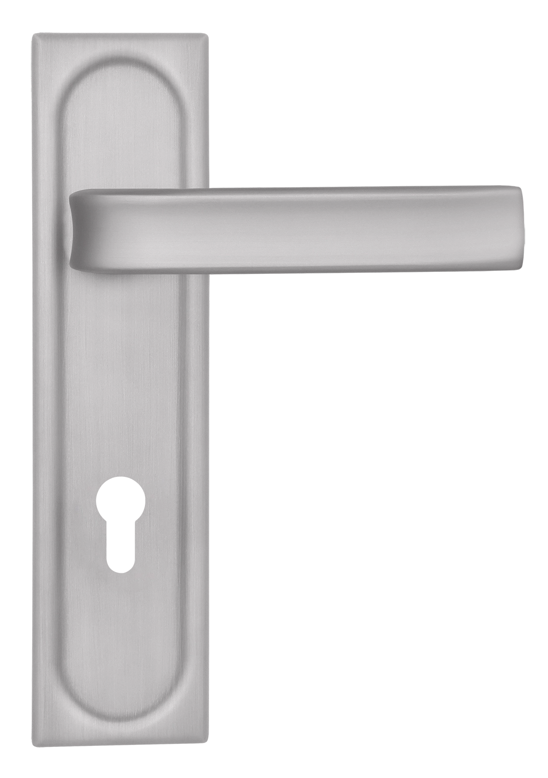 Ручка дверная THE BUS STATION PLS KH SSW на планке под ключевой цилиндр, цвет Стокгольмский снегопад/Stockholm Snowfall фото купить Уфа