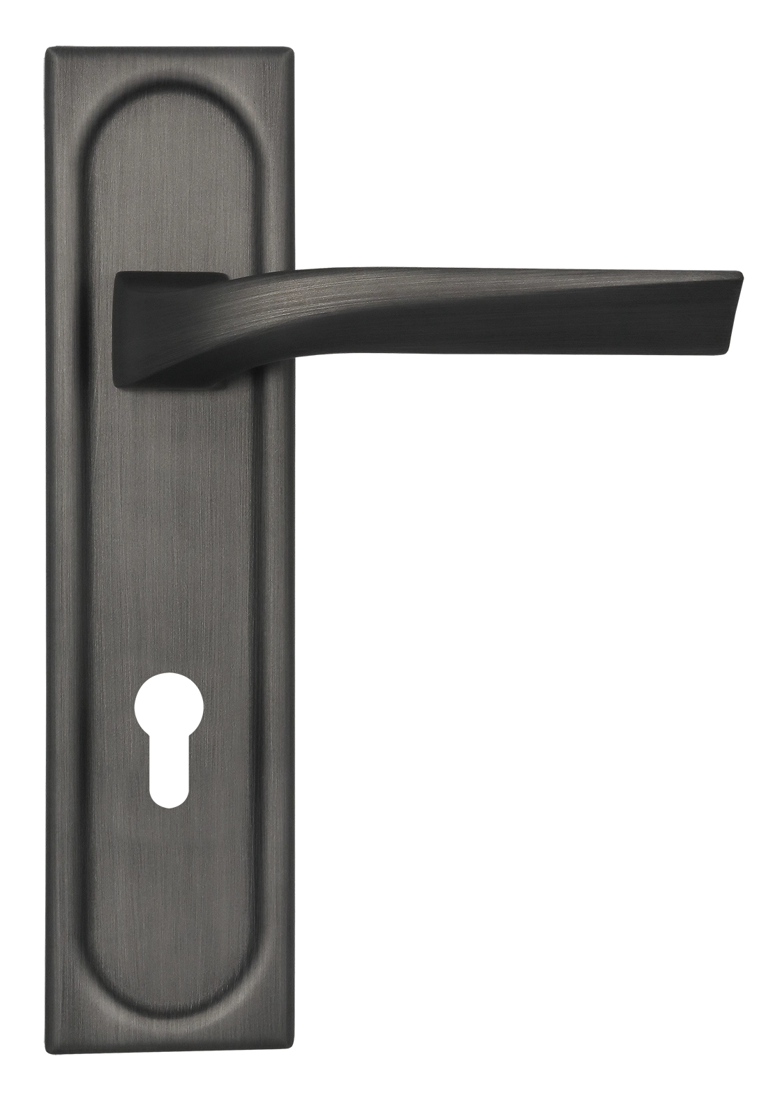 Ручка дверная WD CONCERT HALL PLS KH SST на планке под ключевой цилиндр, цвет Летняя гроза/Summer Storm фото купить Уфа