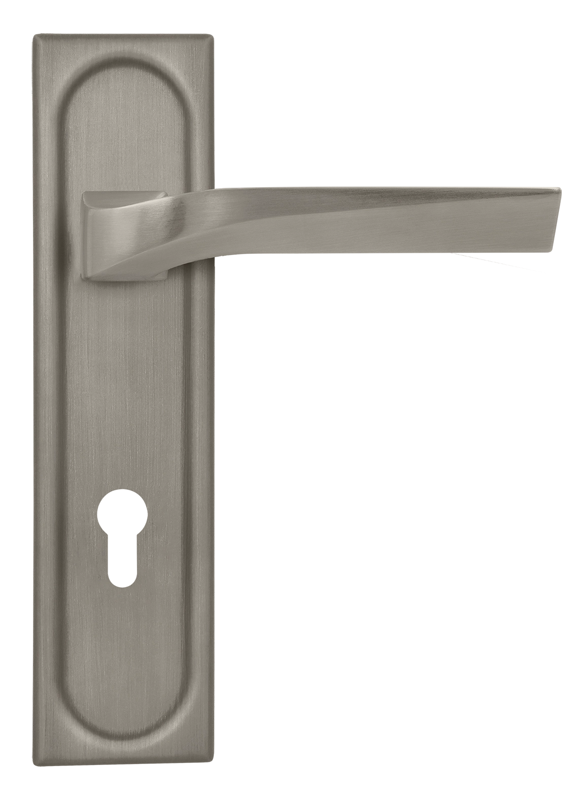 Ручка дверная WD CONCERT HALL PLS KH SMI на планке под ключевой цилиндр, цвет Весенняя дымка/Spring Mist фото купить Уфа