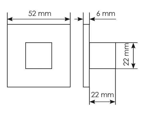 Комплект дверных ручек MH-54-S6 BL с заверткой MH-WC-S6 BL + замок M1895 BL, цвет черный фото дверная фурнитура Уфа