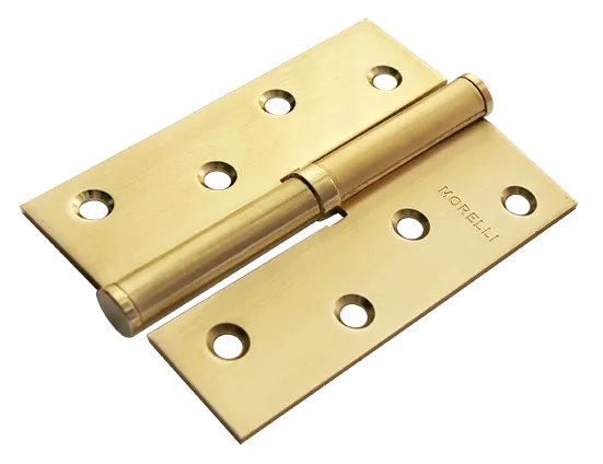 Петля разъемная карточная MSND 100X70X2.5 SG R с подшипником стальная правая, врезная, цвет матовое золото фото купить Уфа