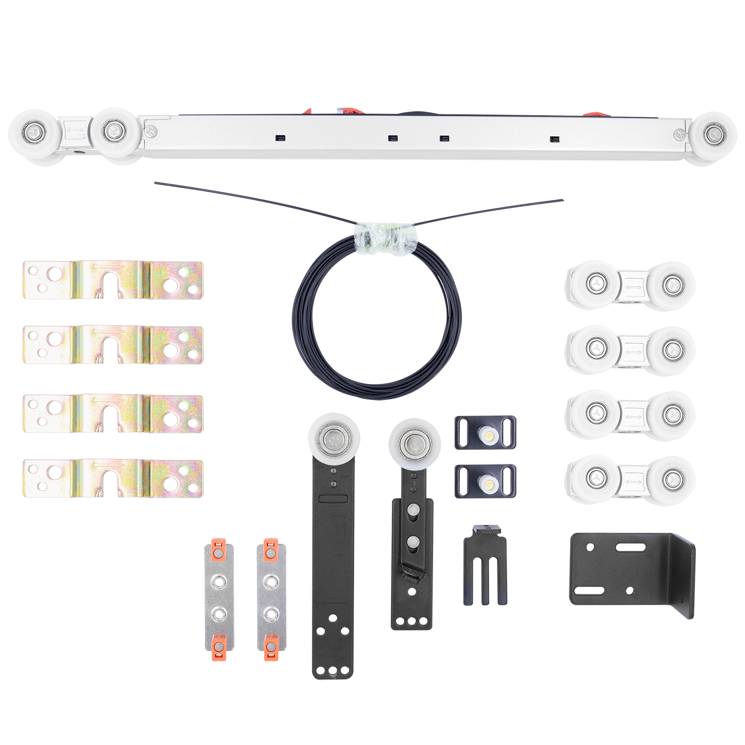 SET-TS 3+1, комплект системы TS для раздвижных дверей на 4 полотна (3 подвижных и 1 стационарное) фото купить Уфа