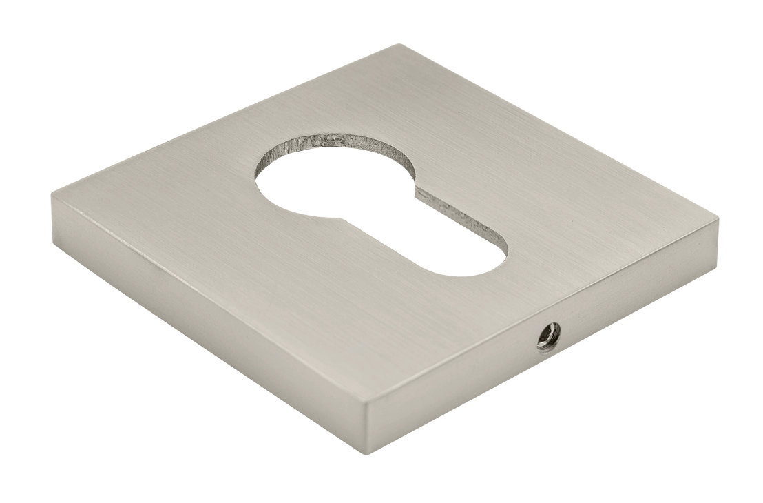 Накладка на замок MH-KH-S6 MSN под евроцилиндр, цвет матовый хром фото купить Уфа